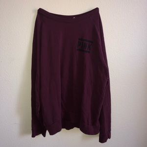 Maroon ‘Pink’ Sweatshirt